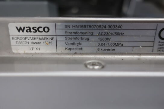 Bordopvaskemaskine VASCO D3602H