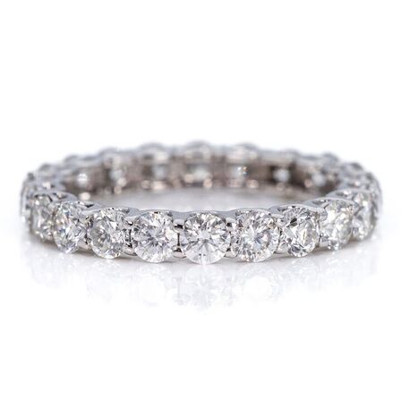 2,18 ct. naturlig diamant og 14 kt. alliance hvidguldring. GCI