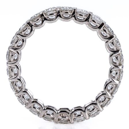 2,18 ct. naturlig diamant og 14 kt. alliance hvidguldring. GCI