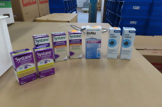 8 stk. Øjendråber SYSTANE / RENU / HYLO