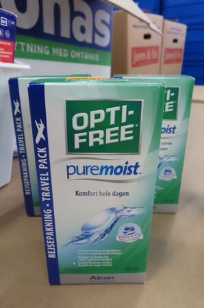 8 stk. Linsevæske OPTIFREE