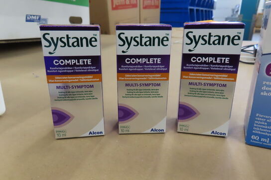 8 stk. Øjendråber SYSTANE / RENU / HYLO