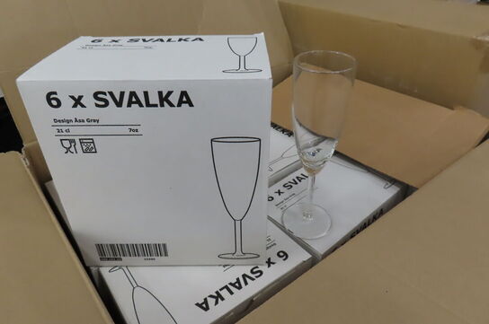 56 stk. Champagneglas IKEA