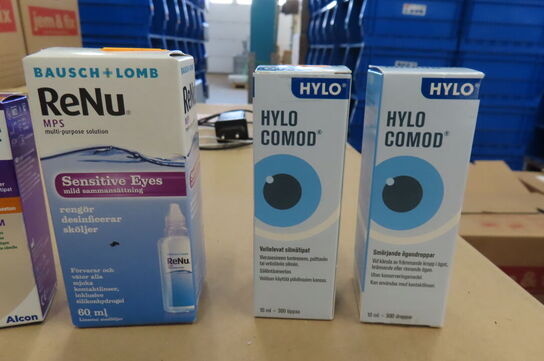 8 stk. Øjendråber SYSTANE / RENU / HYLO