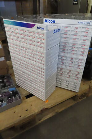 2 stk. sorteringsreoler til kontaktlinser