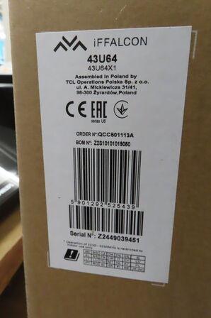 43" Google-TV IF FALCON 4K 43U64