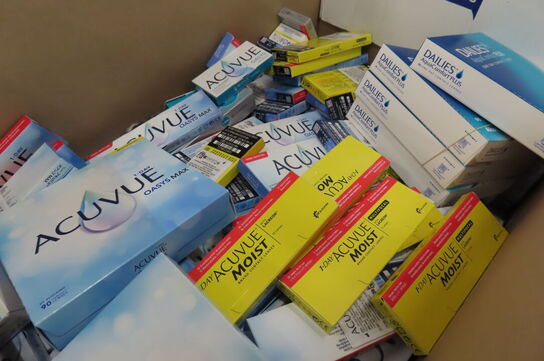 2 kasser med prøve-kontaktlinser ACUVUE