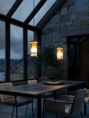 2 stk. nordlux linton udendørs pendel messing(ubrugt)