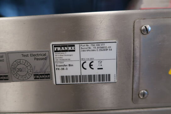 Transfer bin FRANKE FK-36-3