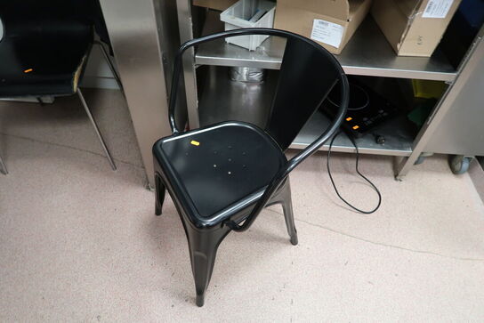 3 stk. kontorstole/stole, pengeskab