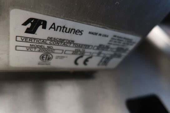 Brødrister ANTUNES Vertical Contact Toaster VCT-2000HC