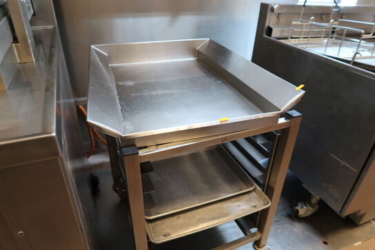 Rustfri stålopbevaringsbord