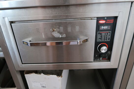 Rustfri stålbord med varmeskuffe HATCO Drawer Warmer