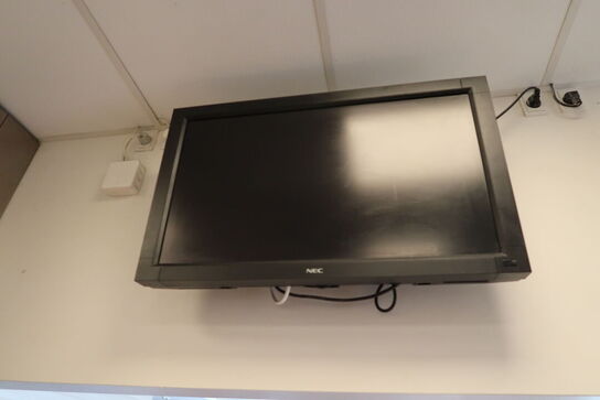 3 stk. computerskærme SAMSUNG S24E450, NEC m.fl. med betjningspanel