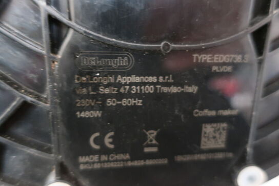 Kaffemaskine (kapsel/Nescafe) DELONGHI EDG736.S