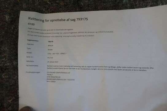 Barbermaskine BRAUN S7