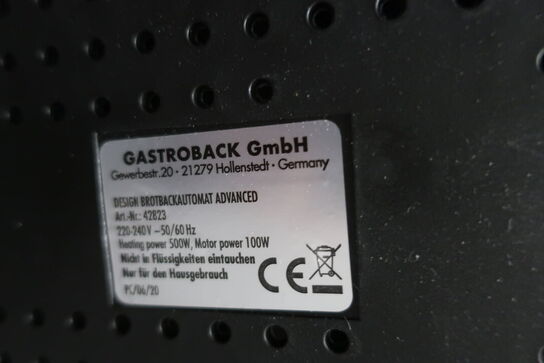 Bagemaskine GASTROBACK 