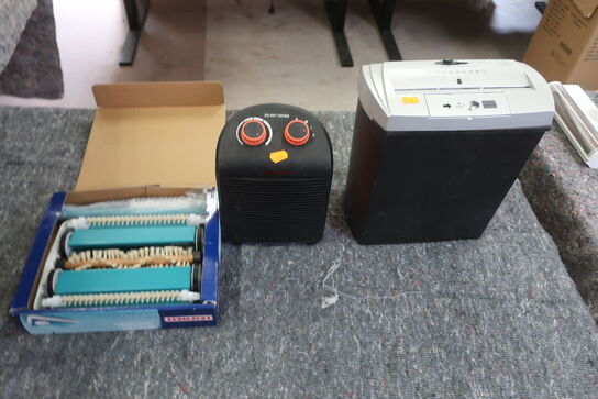 Varmeblæser, børster & makulator