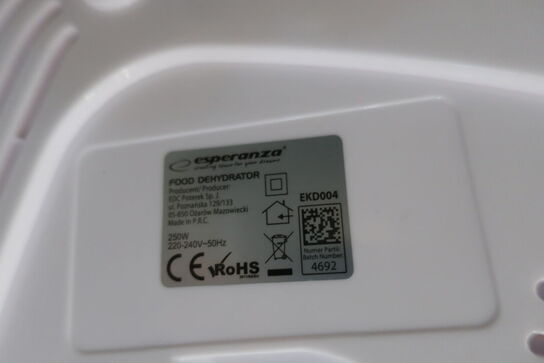 Dehydrator ESPERANZA EKD004