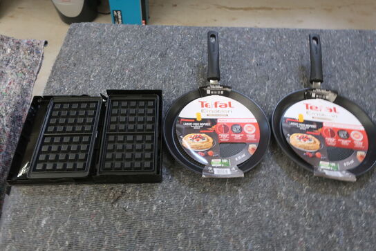 Pandekagepander TEFAL & indsatser til vaffelbagning