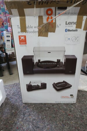 Pladeafspiller LENCO LS-300 m. højttalere