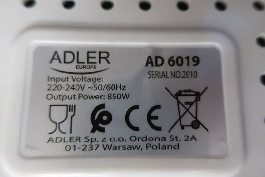 Bagemaskine ADLER AD 6019