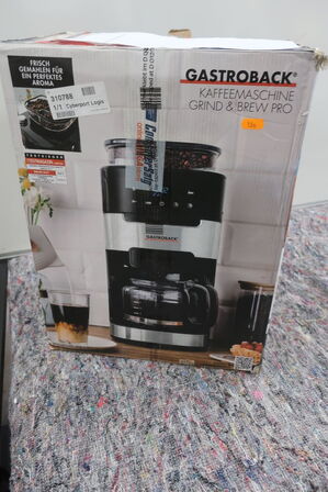 Kaffemaskine GASTROBACK Grind & Brew Pro
