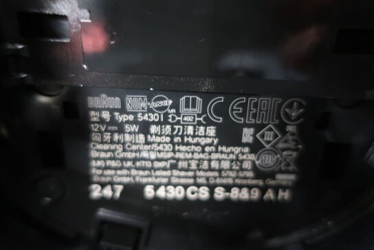 Plejestation til barbermaskine BRAUN 9484-5CC