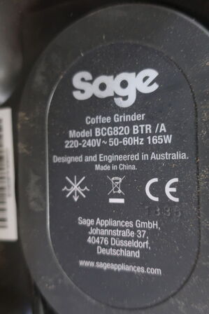 Kaffekværn SAGE BCG820 BTR