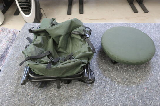 Rejsetaburet m. rygsæk RON THOMPSON