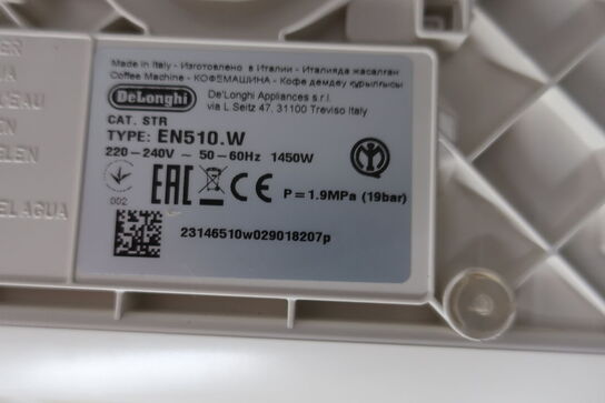 Kaffemaskine (kapsel/Nespresso) DELONGHI EN510.W