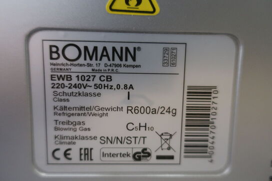 Isterningemaskine BOMANN EWB 1027 CB