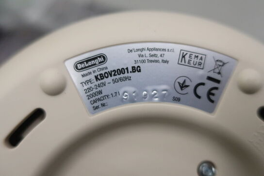 Elkedel DELONGHI KBOV2001