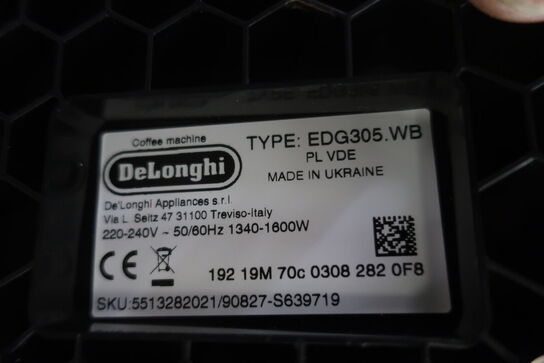 Kaffemaskine (kapsel/Nescafé) DELONGHI EDG305.WB