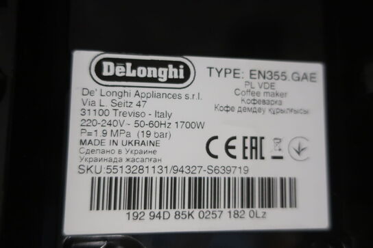 Kaffemaskine DELONGHI EN355 NESPRESSO 