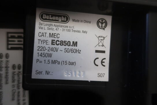 Kaffemaskine DELONGHI EC850.M