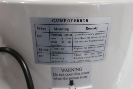 Møntsorteringsanlæg SAFESCAN 