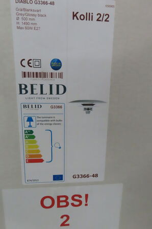 Diverse reservedele til lamper