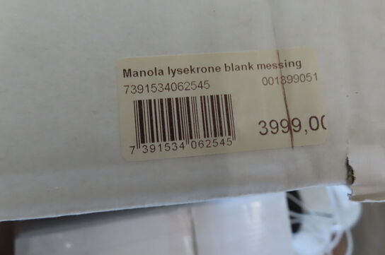 Pendel MANOLA lysekrone 