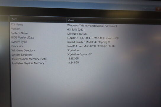 Bærbar computer LENOVO E480