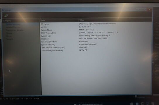 Bærbar computer LENOVO L15