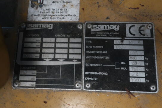 Pallestabler SAMAG EGO 11 inkl. lader