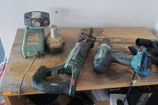 Elværktøj, reol, stumtjener m.v.