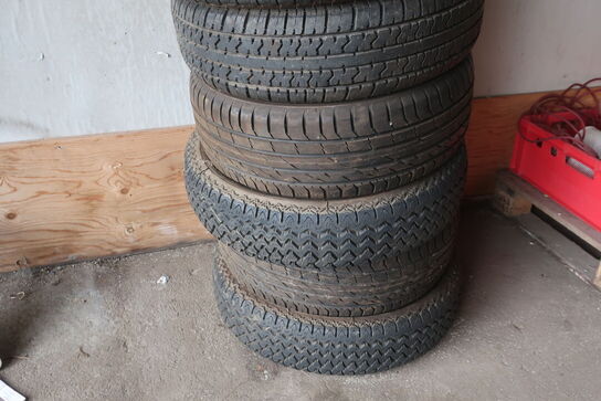 Paller m. div. indhold, dæk, vægtkontrol m.v. (se billeder)