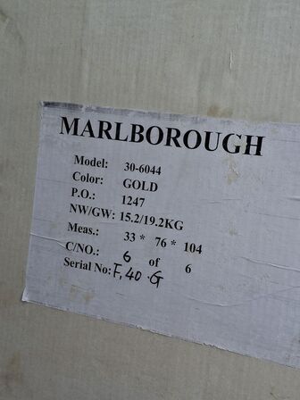 Marlborough Guld Retro Håndklædetørrer