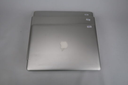 3 x MacBook - delvis / hel defekt - se bekrivelse af hver
