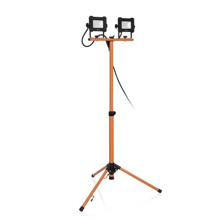 Smartwares arbejdslampe led dobbeltlys stativ ip65(ubrugt)