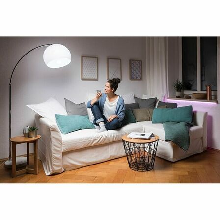 4 stk. 4 pak. ledvance pære wifi e27 led rgb og cct dæmpbar m.remote(ubrugt)