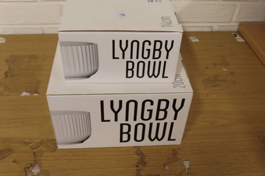2 stk. Skåle LYNGBY 
