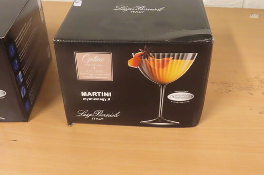 8 stk. Martini glas 